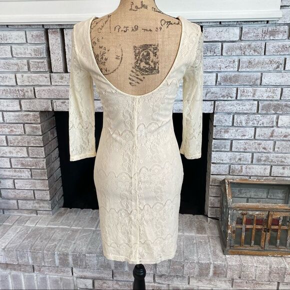 Urban Outfitters Lace Bodycon‎ Dress wedding Bachelorette size Medium - Picture 5 of 12